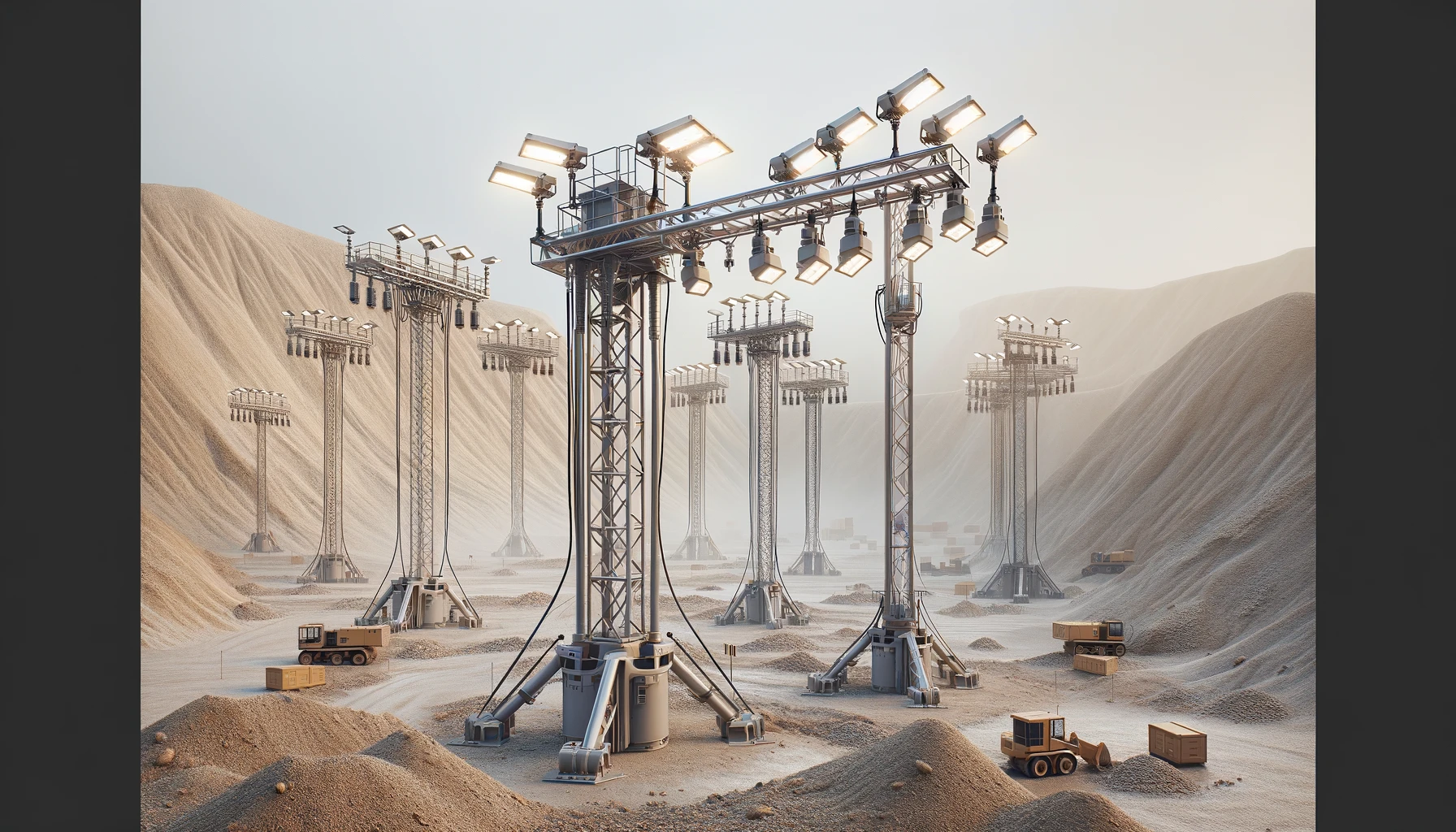 Como Adaptar sua Torre de Iluminação para Diferentes Tipos de Terreno