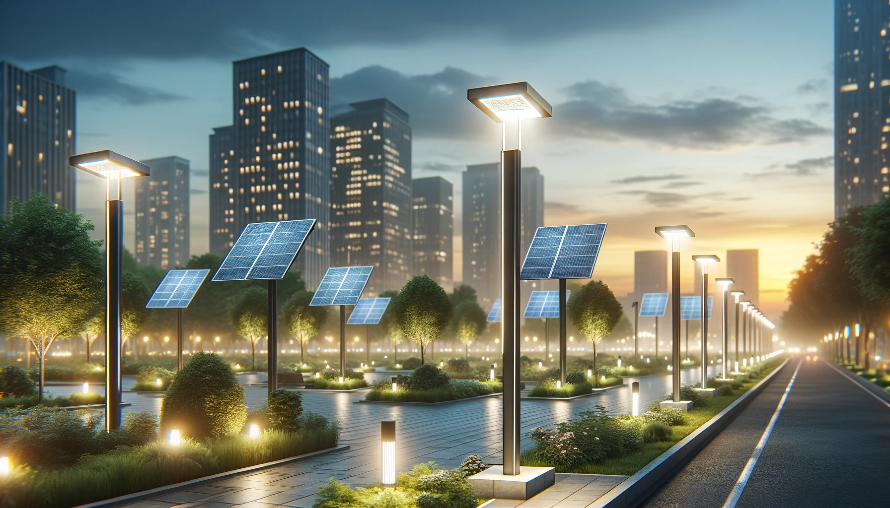 Implementação de Soluções de Iluminação Solar em Áreas Urbanas